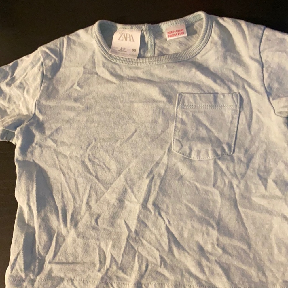 Short sleeve light mint shirt